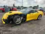 2014 Chevrolet Corvette Z51 3LT with VIN 1G1YM2D7XE5101804, listed as a Copart auction lot 80077985 with 55,821 mi miles and Salvage title. Bid and sale history available at DreamBid. Image 1.