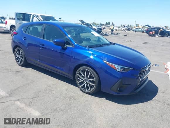 2024 Subaru Impreza Special Sports with VIN JF1GUAFC8R8303123, listed as a IAAI auction lot 42907952 with 15,338 mi miles and . Bid and sale history available at DreamBid. Image 1.