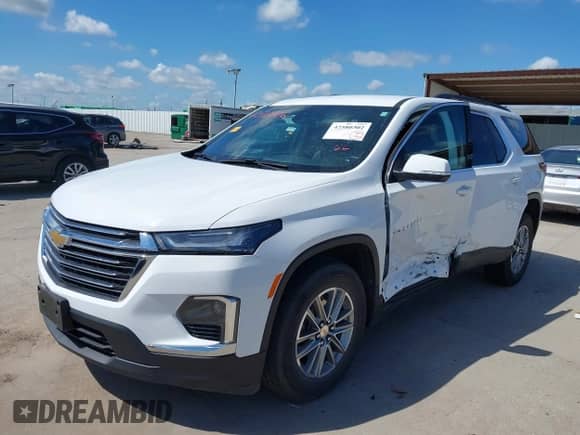 2023 Chevrolet Traverse LT Cloth with VIN 1GNERGKW1PJ137935, listed as a IAAI auction lot 42580302 with 47,838 mi miles and . Bid and sale history available at DreamBid. Image 2.