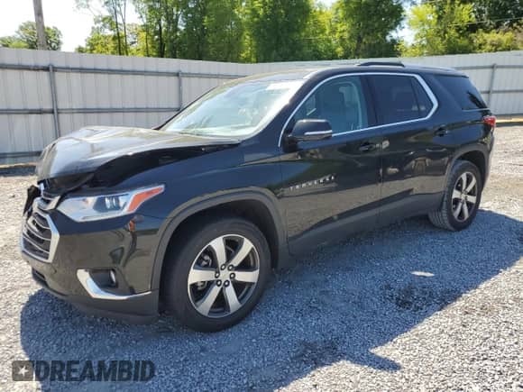 2018 Chevrolet Traverse LT z VIN 1GNEVHKW3JJ135936, wystawiony jako Copart lot #53094745 z przebiegiem 85 900 mil mil oraz Szkoda całkowita • Salvage title. Historia ofert i sprzedaży dostępna na DreamBid. Obrazek 1.