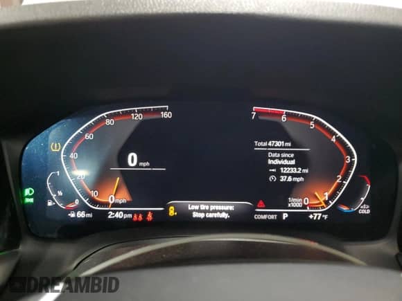 2022 BMW 4 Series 430i xDrive z VIN WBA43AT03NCH84917, wystawiony jako Copart lot #54677635 z przebiegiem 47 301 mil mil oraz Szkoda całkowita • Salvage title. Historia ofert i sprzedaży dostępna na DreamBid. Obrazek 9.