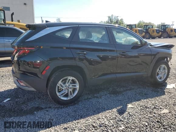 2025 Hyundai Tucson SE with VIN 5NMJACDE3SH472091, listed as a Copart auction lot 81429245 with 7,470 mi miles and Salvage title. Bid and sale history available at DreamBid. Image 3.