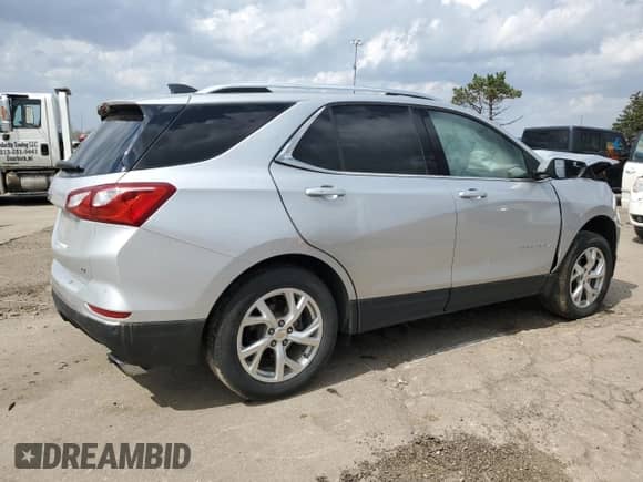 2018 Chevrolet Equinox LT с VIN 2GNAXKEX9J6222196, выставлен на аукционе Copart как лот 55098005 с пробегом 59 838 миль миль и Чистый • Clean title. История ставок и продаж доступна на DreamBid. Изображение 3.