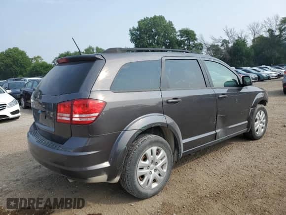 2020 Dodge Journey SE Value with VIN 3C4PDCAB7LT261766, listed as a Copart auction lot 67032355 with 54,961 mi miles and Salvage title. Bid and sale history available at DreamBid. Image 3.