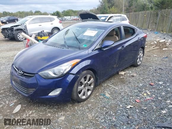 2013 Hyundai Elantra Limited с VIN 5NPDH4AE8DH172118, выставлен на аукционе IAAI как лот 43430872 с пробегом Не указан миль и . История ставок и продаж доступна на DreamBid. Изображение 2.