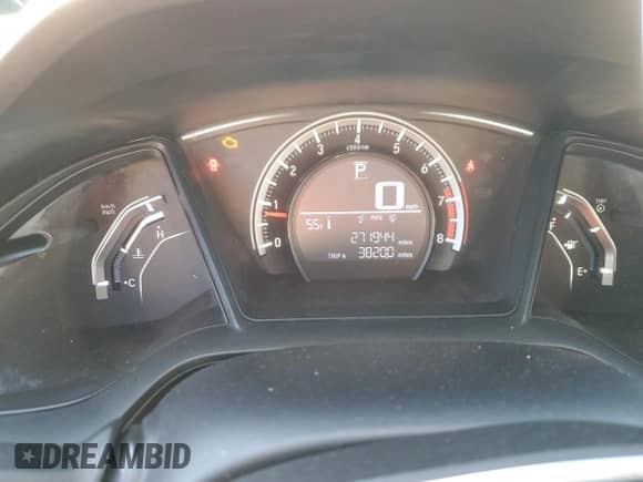 2016 Honda Civic LX with VIN 19XFC2F55GE044299, listed as a Copart auction lot 86676835 with 271,944 mi miles and Salvage title. Bid and sale history available at DreamBid. Image 9.