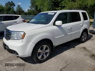 2014 Honda Pilot EX-L with VIN 5FNYF4H75EB027522, listed as a Copart auction lot 66383885 with 146,798 mi miles and Salvage title. Bid and sale history available at DreamBid. Image 1.