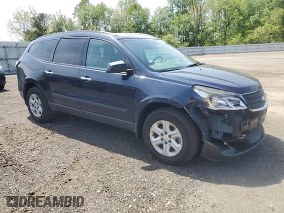 2017 Chevrolet Traverse LS with VIN 1GNKVFED1HJ259375, listed as a Copart auction lot 55119495 with 88,991 mi miles and Salvage title. Bid and sale history available at DreamBid. Image 4.