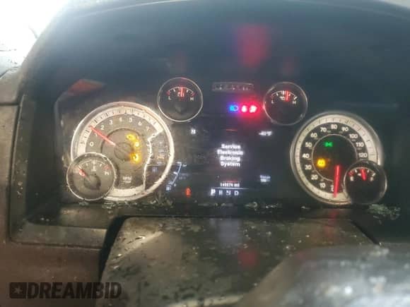 2014 Ram 1500 Laramie with VIN 1C6RR7NT5ES375183, listed as a Copart auction lot 85163365 with 149,376 mi miles and Salvage title. Bid and sale history available at DreamBid. Image 9.