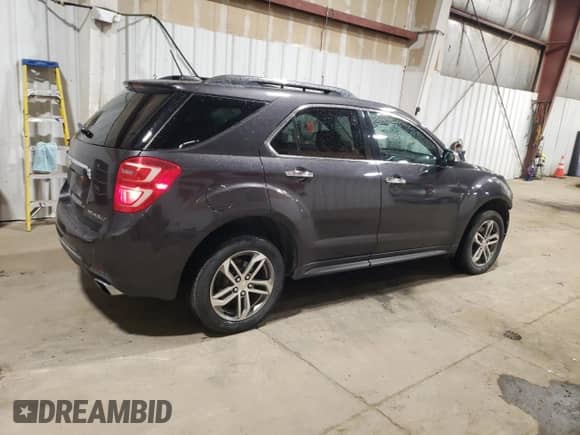 2016 Chevrolet Equinox LTZ z VIN 2GNFLGE36G6123405, wystawiony jako Copart lot #83837135 z przebiegiem 107 017 mil mil oraz Szkoda całkowita • Salvage title. Historia ofert i sprzedaży dostępna na DreamBid. Obrazek 3.