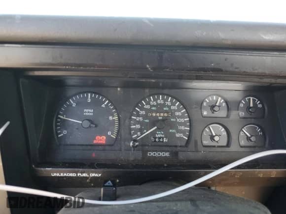 1993 Dodge Dakota S с VIN 1B7FL26X2PS175592, выставлен на аукционе Copart как лот 76744054 с пробегом 94 863 миль миль и Списание • Salvage title. История ставок и продаж доступна на DreamBid. Изображение 9.