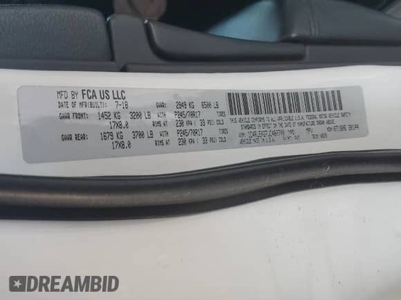 2018 Jeep Grand Cherokee Laredo z VIN 1C4RJEAG7JC480700, wystawiony jako Copart lot #56788835 z przebiegiem Nie podano mil oraz Szkoda całkowita • Salvage title. Historia ofert i sprzedaży dostępna na DreamBid. Obrazek 14.