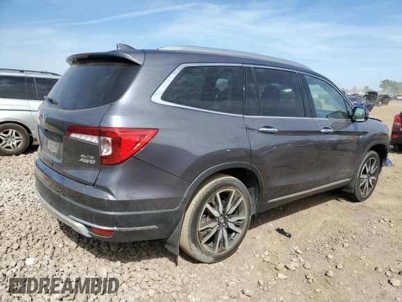 2019 Honda Pilot Elite с VIN 5FNYF6H0XKB069193, выставлен на аукционе Copart как лот 80394795 с пробегом 36 211 миль миль и Списание • Salvage title. История ставок и продаж доступна на DreamBid. Изображение 3.
