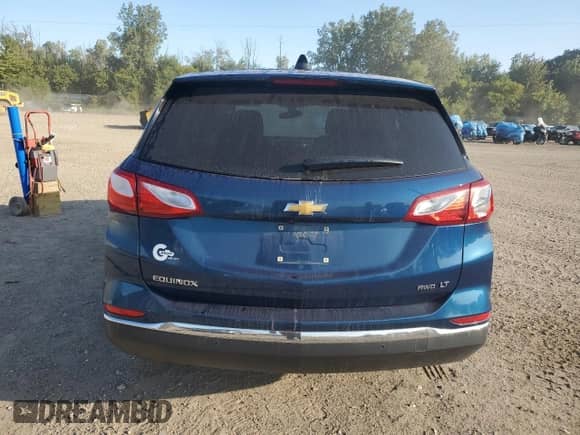 2019 Chevrolet Equinox LT with VIN 3GNAXUEVXKL153476, listed as a Copart auction lot 71776615 with 81,309 mi miles and Salvage title. Bid and sale history available at DreamBid. Image 6.