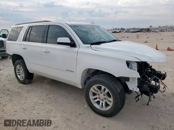 2020 Chevrolet Tahoe LT with VIN 1GNSCBKC6LR221662, listed as a Copart auction lot 84175745 with 50,157 mi miles and Salvage title. Bid and sale history available at DreamBid. Image 4.