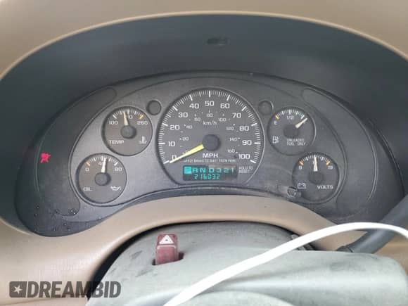 1998 Chevrolet S-10 LS с VIN 1GCCS19X0WK100710, выставлен на аукционе Copart как лот 61636495 с пробегом 216 032 миль миль и Списание • Salvage title. История ставок и продаж доступна на DreamBid. Изображение 9.