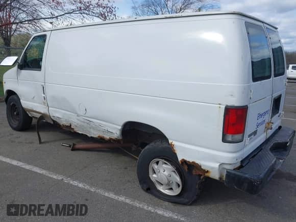 1999 Ford Econoline Cargo with VIN 1FTSE34L4XHA58575, listed as a IAAI auction lot 42534428 with 131,472 mi miles and . Bid and sale history available at DreamBid. Image 3.