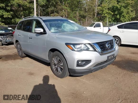 2018 Nissan Pathfinder SL with VIN 5N1DR2MM8JC654675, listed as a IAAI auction lot 43357322 with 125,763 mi miles and . Bid and sale history available at DreamBid. Image 1.