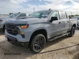 2025 Chevrolet Silverado 1500 Custom Trail Boss with VIN 3GCPKCEK7SG270216, listed as a Copart auction lot 53396085 with 7 mi miles and Clean title. Bid and sale history available at DreamBid. Image 1.