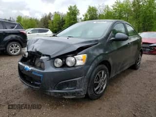 2015 Chevrolet Sonic LT with VIN 1G1JC5SH8F4169219, listed as a Copart auction lot 58905375 with 145,580 mi miles and Salvage title. Bid and sale history available at DreamBid. Image 1.
