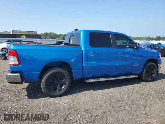 2021 Ram 1500 Lone Star z VIN 1C6RREFT6MN502748, wystawiony jako Copart lot #66489285 z przebiegiem 70 761 mil mil oraz Szkoda całkowita • Salvage title. Historia ofert i sprzedaży dostępna na DreamBid. Obrazek 3.