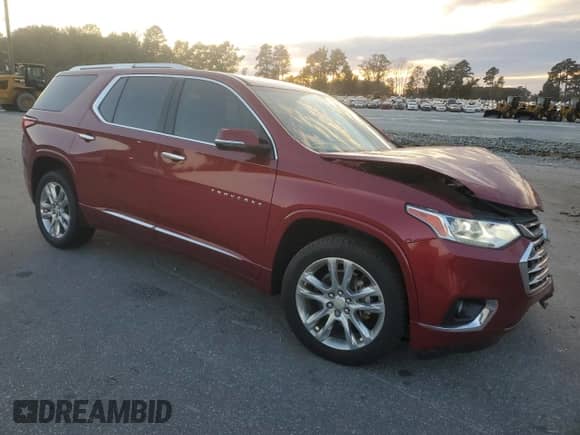 2020 Chevrolet Traverse High Country z VIN 1GNERNKW8LJ108365, wystawiony jako Copart lot #76040734 z przebiegiem 59 972 mil mil oraz Szkoda całkowita • Salvage title. Historia ofert i sprzedaży dostępna na DreamBid. Obrazek 4.