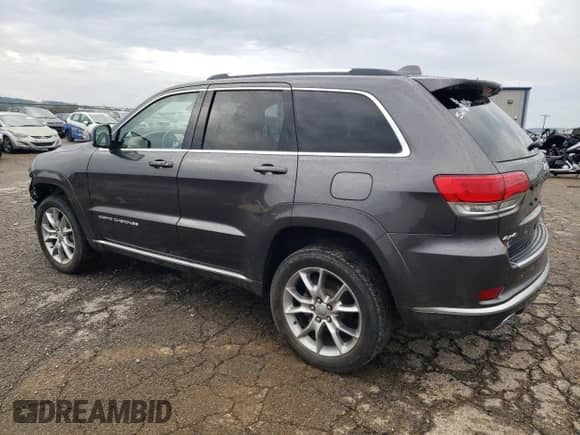 2016 Jeep Grand Cherokee Summit with VIN 1C4RJFJG7GC345392, listed as a Copart auction lot 83852115 with 110,687 mi miles and Salvage title. Bid and sale history available at DreamBid. Image 2.