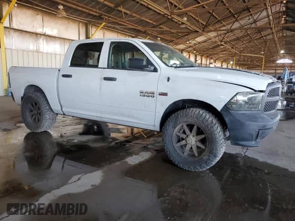 2013 Ram 1500 Tradesman with VIN 1C6RR6KT2DS519320, listed as a Copart auction lot 50817424 with 239,416 mi miles and Salvage title. Bid and sale history available at DreamBid. Image 4.