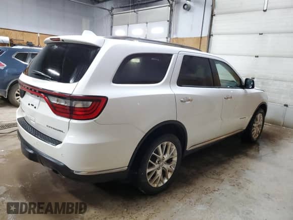 2015 Dodge Durango Citadel with VIN 1C4SDJET6FC770619, listed as a Copart auction lot 57499815 with 134,278 mi miles and Clean title. Bid and sale history available at DreamBid. Image 3.