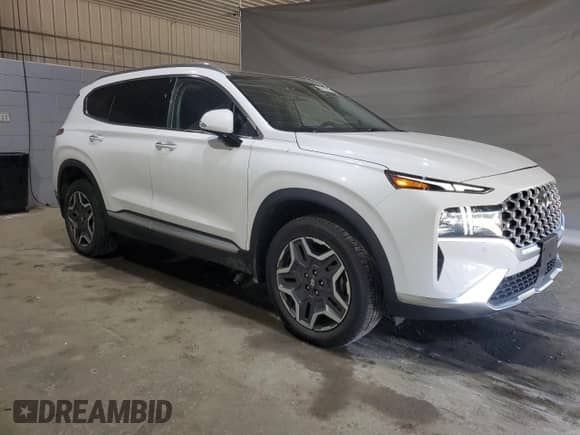 2022 Hyundai Santa Fe Limited with VIN KM8S5DA12NU026538, listed as a Copart auction lot 66695195 with 52,351 mi miles and Salvage title. Bid and sale history available at DreamBid. Image 4.