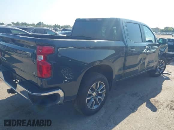 2025 Chevrolet Silverado 1500 LT with VIN 1GCPACEK9SZ281690, listed as a IAAI auction lot 43158455 with 3,303 mi miles and . Bid and sale history available at DreamBid. Image 4.