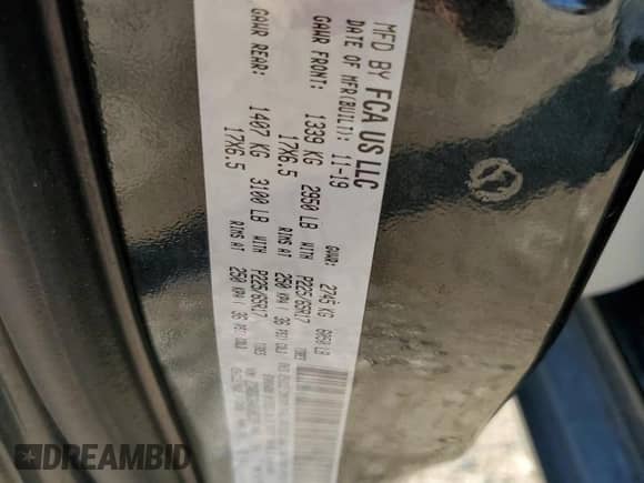 2019 Dodge Grand Caravan SXT z VIN 2C4RDGCG4KR802296, wystawiony jako Copart lot #90471155 z przebiegiem 132 034 mil mil oraz Szkoda całkowita • Salvage title. Historia ofert i sprzedaży dostępna na DreamBid. Obrazek 13.