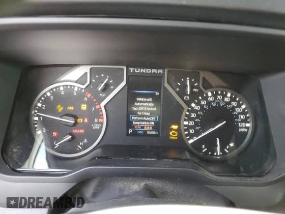 2023 Toyota Tundra SR5 с VIN 5TFLA5DA2PX119857, выставлен на аукционе Copart как лот 67063925 с пробегом 8 600 миль миль и Списание • Salvage title. История ставок и продаж доступна на DreamBid. Изображение 9.