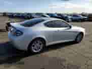 2007 Hyundai Tiburon GS with VIN KMHHM66DX7U246220, listed as a Copart auction lot 53555715 with 105,305 mi miles and Salvage title. Bid and sale history available at DreamBid. Image 3.