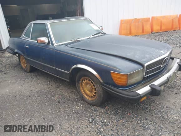 1985 Mercedes-Benz 380 with VIN WDBBA45C1FA018962, listed as a IAAI auction lot 42449076 with 142,436 mi miles and . Bid and sale history available at DreamBid. Image 1.