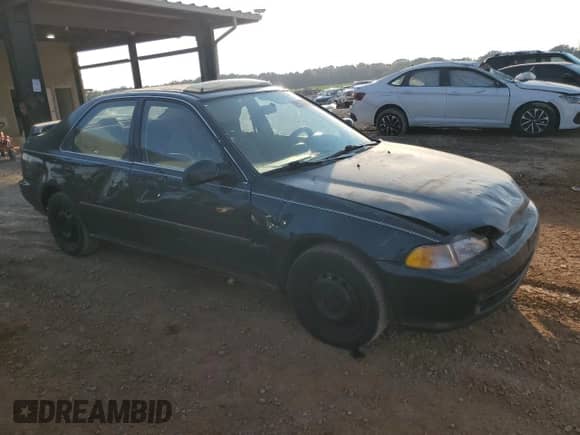 1994 Honda Civic with VIN JHMEH9692RS011204, listed as a Copart auction lot 78037084 with 46,313 mi miles and Salvage title. Bid and sale history available at DreamBid. Image 4.
