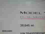 2022 Tesla Model Y Performance с VIN 7SAYGDEF0NF554542, выставлен на аукционе Copart как лот 64742054 с пробегом 38 645 миль миль и Списание • Salvage title. История ставок и продаж доступна на DreamBid. Изображение 9.
