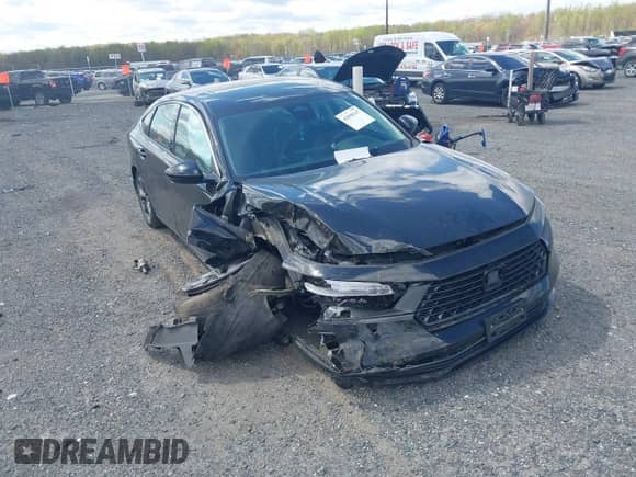 2024 Honda Accord EX-L with VIN 1HGCY2F66RA059298, listed as a IAAI auction lot 42050147 with 30,085 mi miles and . Bid and sale history available at DreamBid. Image 1.