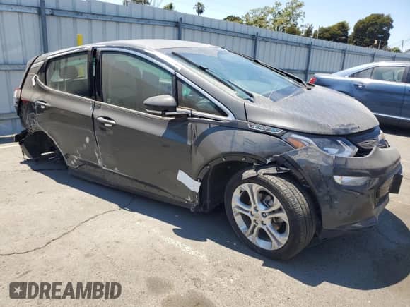 2020 Chevrolet Bolt EV LT with VIN 1G1FW6S03L4147492, listed as a Copart auction lot 64998645 with 52,653 mi miles and Clean title. Bid and sale history available at DreamBid. Image 4.