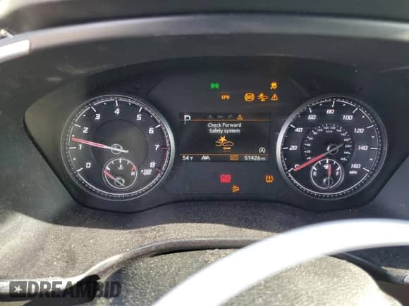 2023 Hyundai Santa Fe XRT z VIN 5NMS6DAJ4PH560412, wystawiony jako Copart lot #53562615 z przebiegiem 51 426 mil mil oraz Szkoda całkowita • Salvage title. Historia ofert i sprzedaży dostępna na DreamBid. Obrazek 9.