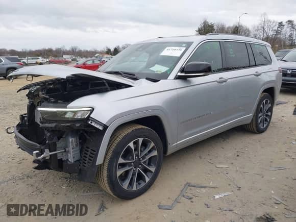2023 Jeep Grand Cherokee Overland with VIN 1C4RJKDG4P8708478, listed as a IAAI auction lot 41718739 with 11,975 mi miles and . Bid and sale history available at DreamBid. Image 19.