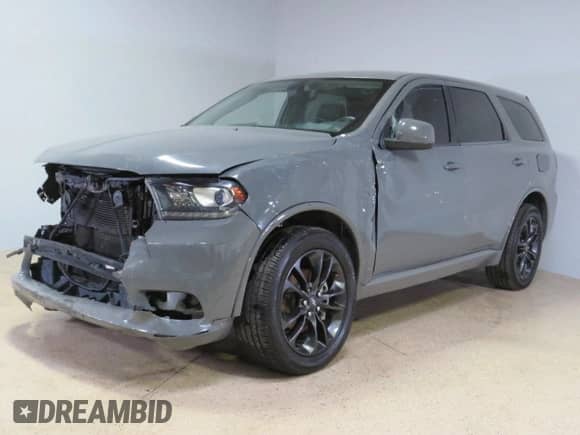2020 Dodge Durango GT Plus with VIN 1C4RDHDG5LC130263, listed as a Copart auction lot 74948524 with 34,595 mi miles and Salvage title. Bid and sale history available at DreamBid. Image 2.