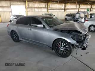 2013 Hyundai Genesis 3.8L z VIN KMHGC4DD7DU246001, wystawiony jako Copart lot #66801984 z przebiegiem 148 423 mil mil oraz Szkoda całkowita • Salvage title. Historia ofert i sprzedaży dostępna na DreamBid. Obrazek 4.