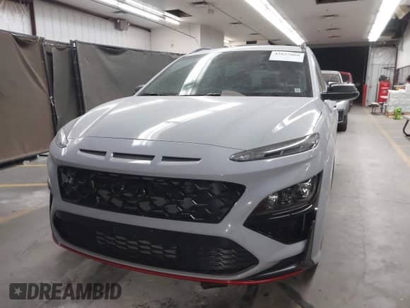 2023 Hyundai Kona with VIN KM8KH3AC9PU009337, listed as a IAAI auction lot 42827068 with 40,513 mi miles and . Bid and sale history available at DreamBid. Image 6.