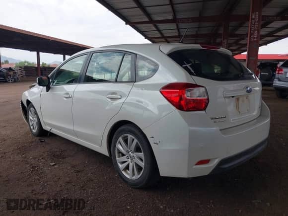 2015 Subaru Impreza Premium with VIN JF1GPAC6XFH300483, listed as a IAAI auction lot 43158484 with 154,593 mi miles and . Bid and sale history available at DreamBid. Image 3.