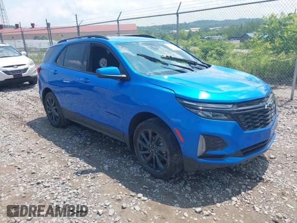 2024 Chevrolet Equinox RS с VIN 3GNAXWEG0RS116255, выставлен на аукционе IAAI как лот 42467129 с пробегом 6 598 миль миль и . История ставок и продаж доступна на DreamBid. Изображение 1.