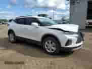 2020 Chevrolet Blazer LT with VIN 3GNKBCRS7LS677060, listed as a Copart auction lot 70340245 with 52,522 mi miles and Salvage title. Bid and sale history available at DreamBid. Image 4.