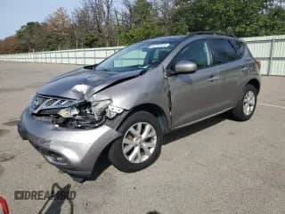 2011 Nissan Murano SL with VIN JN8AZ1MW1BW159046, listed as a Copart auction lot 84707815 with 129,133 mi miles and Salvage title. Bid and sale history available at DreamBid. Image 1.