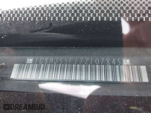 2007 Saturn ION ION 2 с VIN 1G8AJ55F17Z107845, выставлен на аукционе IAAI как лот 43133348 с пробегом 95 348 миль миль и . История ставок и продаж доступна на DreamBid. Изображение 9.