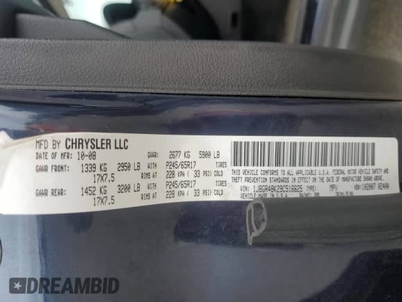 2009 Jeep Grand Cherokee Laredo with VIN 1J8GR48K29C516625, listed as a Copart auction lot 84273115 with 170,159 mi miles and Salvage title. Bid and sale history available at DreamBid. Image 13.